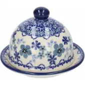 Bunzlau Castle Botervloot Rond Indigo (Ø 9,5 cm)