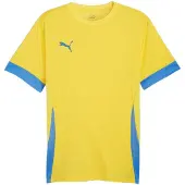 Puma Functioneel shirt lichtblauw / geel
