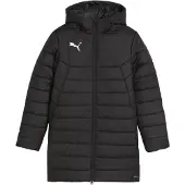 Puma Vrouwen, Hardloopjack, teamFINAL Bench Jacket Jr (164), Zwart, 164