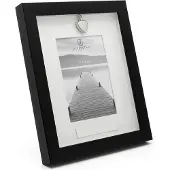 Zilverstad - Memory fotolijst met ashouder 10x15 cm zwart