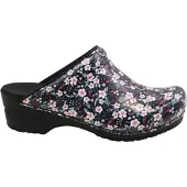 Sanita Klomp Women Original Isalena Open Black/White-Schoenmaat 40