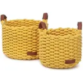 KidsDepot Mand Korbo L Oker (Set van 2)