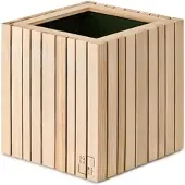 Squarely Bloempot GrowON Natural Ash