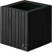 Squarely Bloempot GrowON WALL Black Ash