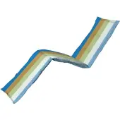 Madison Ligbedkussen Madison Vivero Azur (200 x 60 cm)