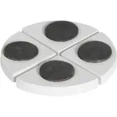 Pottery Pots Pot Feet Glossy White