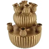 DK Design Daan Kromhout - Vaas- Tulpenvaas - Amsterdam - Bubbles - 24x31cm - Goud - Keramiek