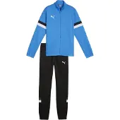 Puma Trainingspak 'TeamRise' lichtblauw / zwart / wit