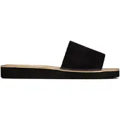 Clarks Originals Women Lunan Slide Black Suede-Schoenmaat 37