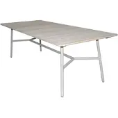 Cotoons Tuintafel Arda Aged Teak Linen 240 x 100 cm