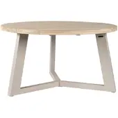 Cotoons Tuintafel Dylan Aged Teak Linen 140 x 140 cm