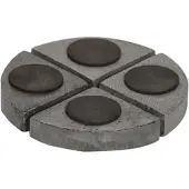 Pottery Pots Pot Feet Fiberstone Grey