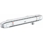 GROHE Grohtherm 1000 New douchekraan thermostatisch zonder omstel zonder koppelingen EcoJoy en volumegreep met ecobutton chroom