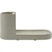 Meraki Datura Borstel- en zeephouder Shellish grey