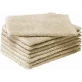 MOODIT Washandje Troy 16 x 21 cm Sand (Set van 8)