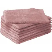 MOODIT Washandje Troy 16 x 21 cm Vieux Rose (Set van 8)