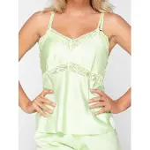 Lingadore Night Slaapshirt Butterfly Green | Maat: 4XL | Kleur: Groen