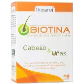 Drasanvi Capsules Biotin 400mcg 45 Units Veelkleurig