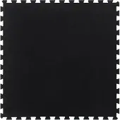vidaXL Rubberen vloertegel, zwart, 12 mm, 100x100 cm