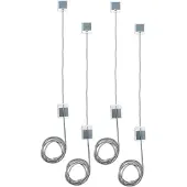 Sigel afscheiding voor whiteboards 1600 mm zwart (4 stuks)