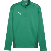 Puma teamGOAL Trainingstrui 1/4-Zip Groen Wit