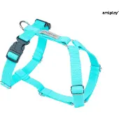 Amiplay Harnas verstelbaar guard Samba turkoois maat-M / 25-40x35-55x2cm