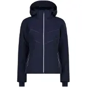CMP Zip Hood Wintersportjas Dames Black Blue D40
