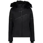 CMP Zip Hood Dames Wintersportjas Nero 46