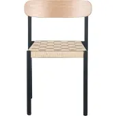 Selsey Eetkamerstoel Haley | Design rotan naturel 51x78x41.5 cm eetkamerstoelen | NADUVI