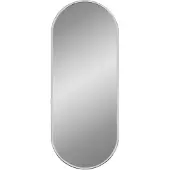 vidaXL Wandspiegel 50x20 cm ovaal zilverkleurig