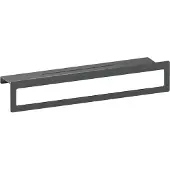 Brauer Handdoekrek met planchet gunmetal geborsteld PVD