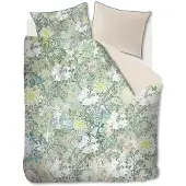 Kardol Dekbedovertrek Lloyd Park Green Satijn-200 x 200 / 220 cm | 2-Persoons