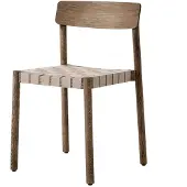&tradition Betty Stoel Tk1 Gerookt / Natuurlijke Boordband - Stoelen Eiken Smoked Oak - 135529A017