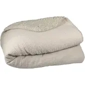 Leeff Plaid Phileine – Zand – Katoen – 130 x 170 cm