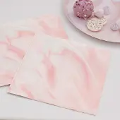 Ginger Ray - Servetten - Marble Roze - 16 stuks