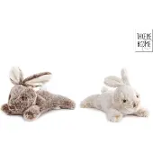 Take Me Home Pluche Konijn Liggend 22 Centimeter Bruin/beige 660545