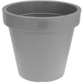 Ecken & Kanten Bloempot | | Ø 25 cm (Kunststof, Binnen/Buiten, Grijs)