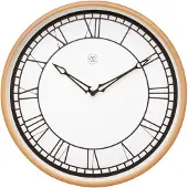 Nextime Wandklok wit 30 cm - Klokken - Wandklokken/muurklokken - Woondecoratie/accessoires