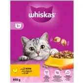 Whiskas 3x kip 1+ -800g