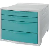 Esselte 2 Large And Small Color Breeze Buc Drawers Grijs Kinderen