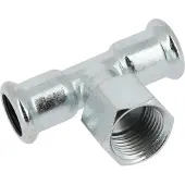 Bonfix M-press C-staal T-stuk 35 x 1/2" bi.dr. x 35 mm