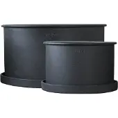DBKD Plant bowl bloempot 2-pack Black