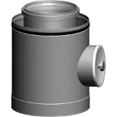Ubbink Inspectiestuk Clv - Ø160/250 - Pptl/metaal