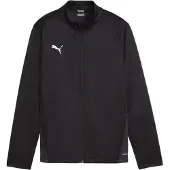 Puma teamGOAL Trainingsjack Kids Zwart Wit Grijs