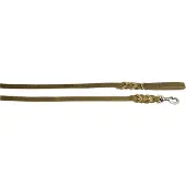 Animal Boulevard Ab30175 - Hals- En Leibanden - Hond - Ab Country Leather Gevlochten Leiband Olijf-16mmx130cm - Maat: 16mmx130cm - 198632