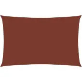 vidaXL Zonnescherm rechthoekig 2,5x5 m oxford stof terracottakleurig