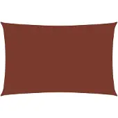 vidaXL Zonnescherm rechthoekig 3x6 m oxford stof terracottakleurig