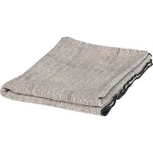 Woood Unique Plaid - Viscose/Linnen - Zwart/Off White - 53x49x48