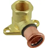Bonfix M-press RK-water muurplaat 1/2'' bi.dr. x 12 mm