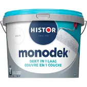 Histor Monodek Muurverf Wit 5 LTR - Wit